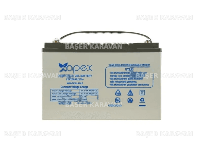 12V 100Ah Jel Akü Apex