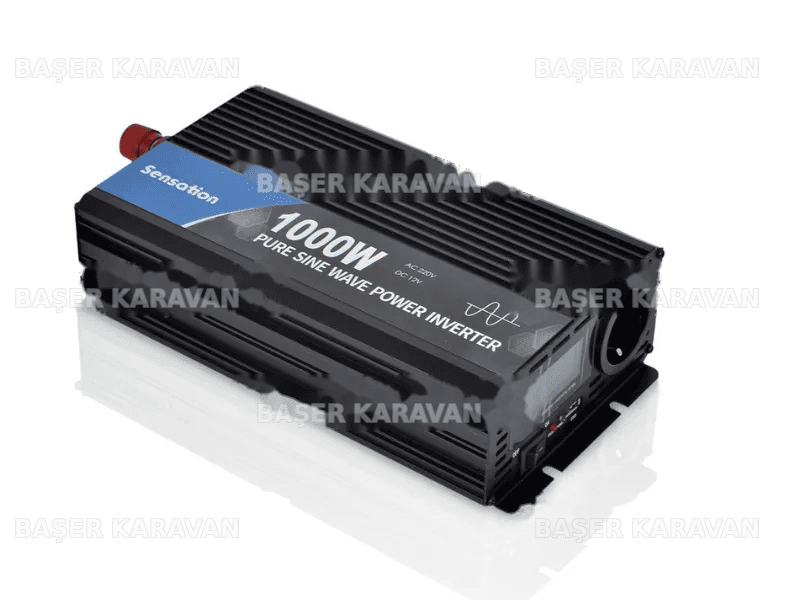Sensation Akü Şarjlı UPS Tam Sinüs Inverter 1000w 12v - 20Ah