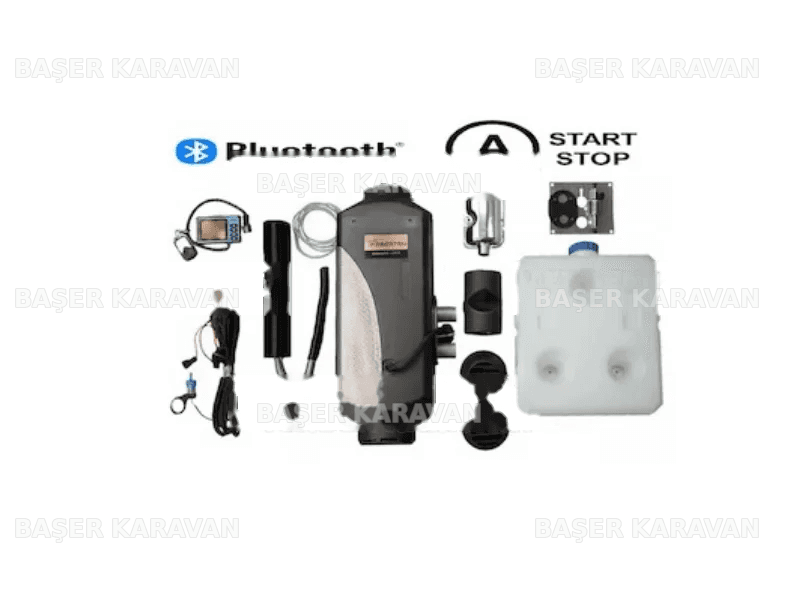 Webasto Tipi 5 kW Sabit Dizel Isıtıcı 12V/24V (Bluetooth Kontrollü)