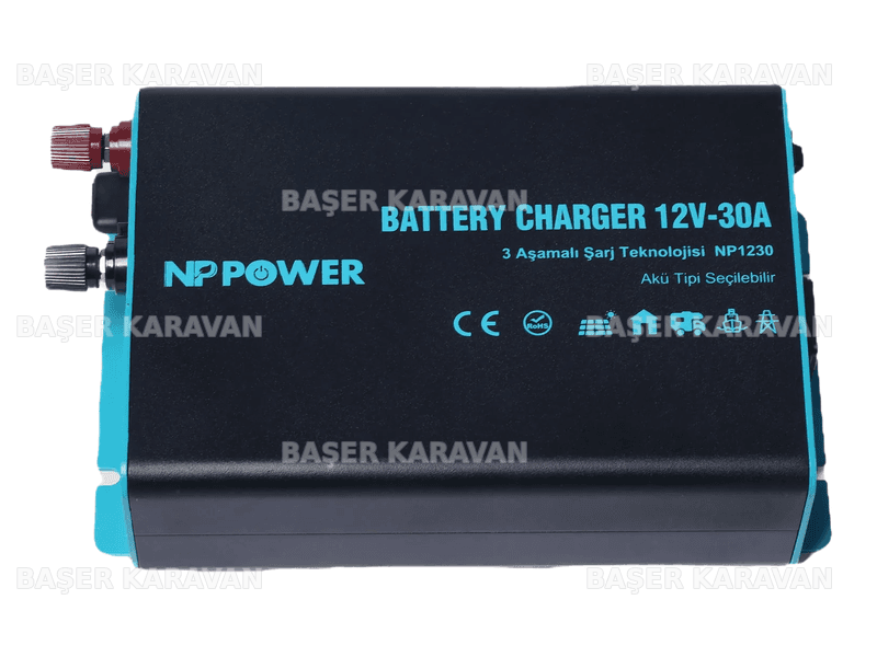 Elektrozirve NP Power 30A AC-DC Redresör Akü Şarj Cihazı 12V