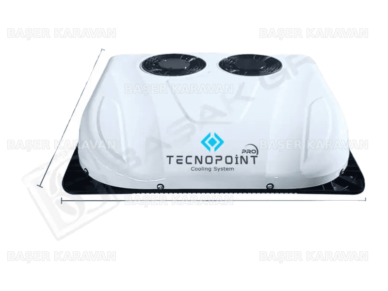 TecnoPoint Plus Çift Fanlı Tavan Kliması 12V (TC19-13)