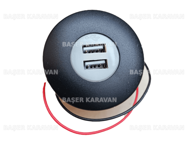 Çiftli Karavan USB Şarj Soketi 12V/24V