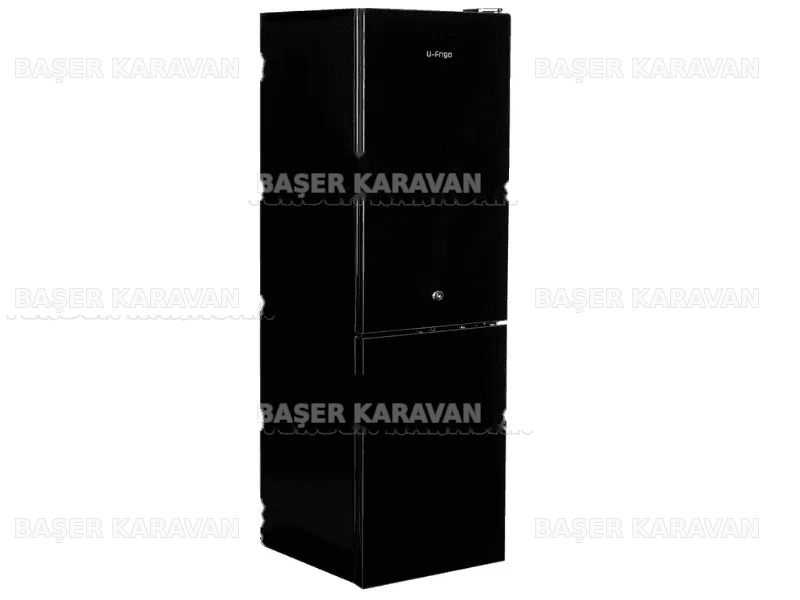 U-Frigo 176 Lt Çift Kapılı Kompresörlü Karavan Buzdolabı 12V/24V