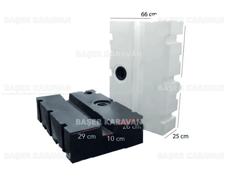 Karavan Su Deposu 165 Litre 100x66x25cm Ducato Jumper Boxer Uyumlu