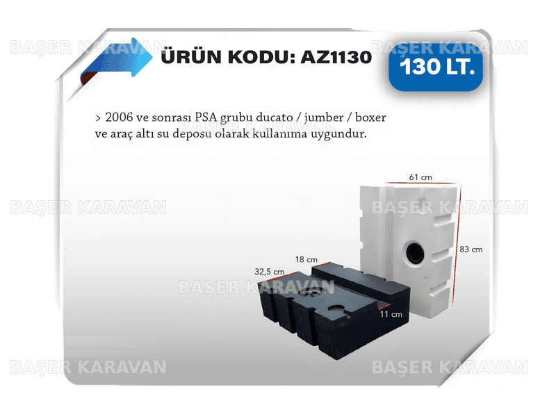 Portatif Karavan Tuvaletleri İçin Entegre Taharet Musluk Kiti