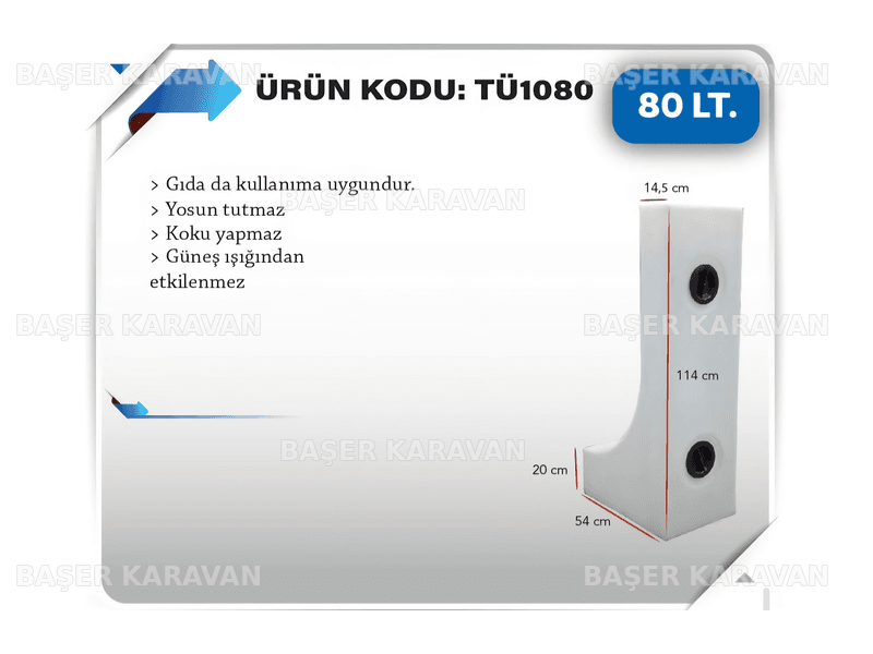 Agus Katlanabilir Sıcak & Soğuk Karavan Evye Bataryası